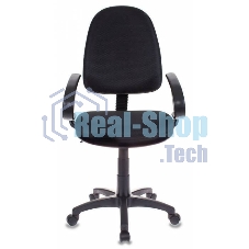 Кресло Бюрократ CH-300/BLACK черный, экокожа, 120 кг, механизм качания