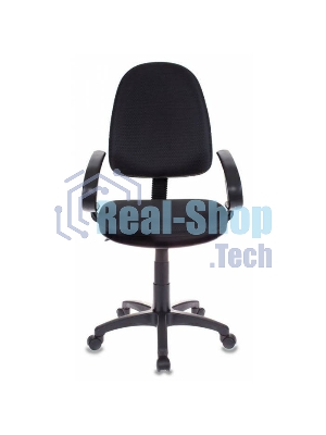 Кресло Бюрократ CH-300/BLACK черный, экокожа, 120 кг, механизм качания