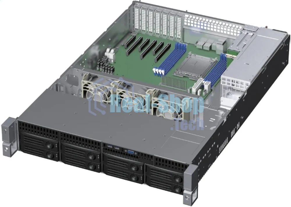 Серверный корпус 2U rackmount CS-R28-03P, EATX, ATX, Micro-ATX and Mini-ITX mb, 8*3.5