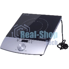 Плита настольная электрическая Hyundai HYC-0102 серебристый/черный стеклокерамика