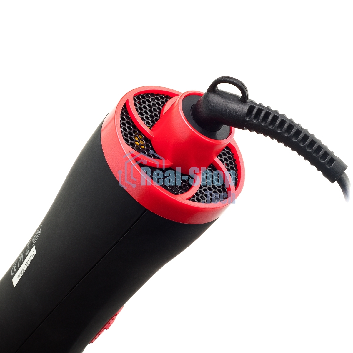 Фен-щетка BRAYER BR3133RD черный/красный, 1000 Вт, 40 мм