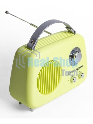 Радиоприемник СИГНАЛ БЗРП Fresh РП-343 зеленый, УКВ 87,5-108МГц, DC5В,акб,BT/USB/AUX 10125