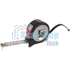 Рулетка Matrix Continuous fixation, 7,5 м х 25 мм, обрезиненный корпус, плавная фиксация