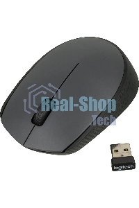 Комплект клавиатура + мышь Logitech MK235 клав:черный мышь:черный USB беспроводная
