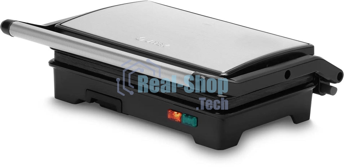 Гриль-пресс электрический Vitek VT-2639 черный/серебристый 750 Вт