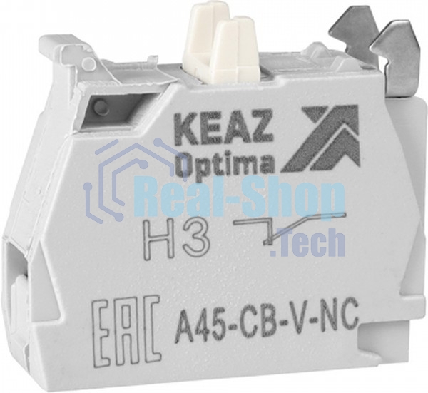 Контактный блок OptiSignal D22 A45-CB-V-NC 1НЗ винтовой зажим ZBE102