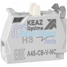 Контактный блок OptiSignal D22 A45-CB-V-NC 1НЗ винтовой зажим ZBE102