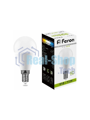 Лампа светодиодная Feron LB-750 11W 230V E14 4000K