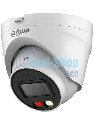 Уличная турельная IP-видеокамера Dahua DH-IPC-HDW1439VP-A-IL-0360B Smart Dual Light 4Мп, 1/2.9” CMOS, объектив 3.6мм, ИК-подсветка до 30м, LED-подсветка до 20м, IP67, корпус: металл