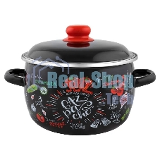 Кастрюля Appetite 1RC161M Gazpacho сферическая эмалированная 2 л