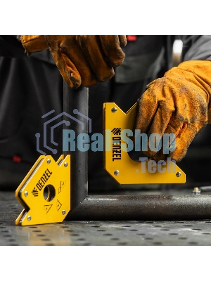 Фиксатор магнитный Denzel для сварочных работ усилие 75 LB