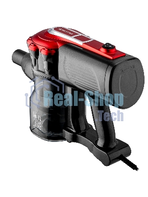 Пылесос вертикальный BRAYER BR4268 серый/красный, питание от сети, 185 Вт, уборка сухая, пылесборник 0,8 л