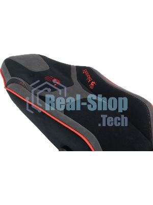 Кресло игровое A4Tech Bloody GC-680 черный/серый искусственная замша с подголов. крестов. металл