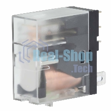 Реле миниатюрное промышленное, 1CO, ком. ток 12А, AgSnO2, напряжение 24V DC, опция: светодиод