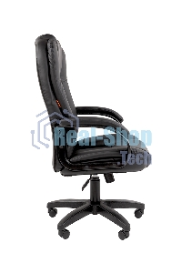 Кресло офисное Chairman 600LT чер.пласт экопремиум черный