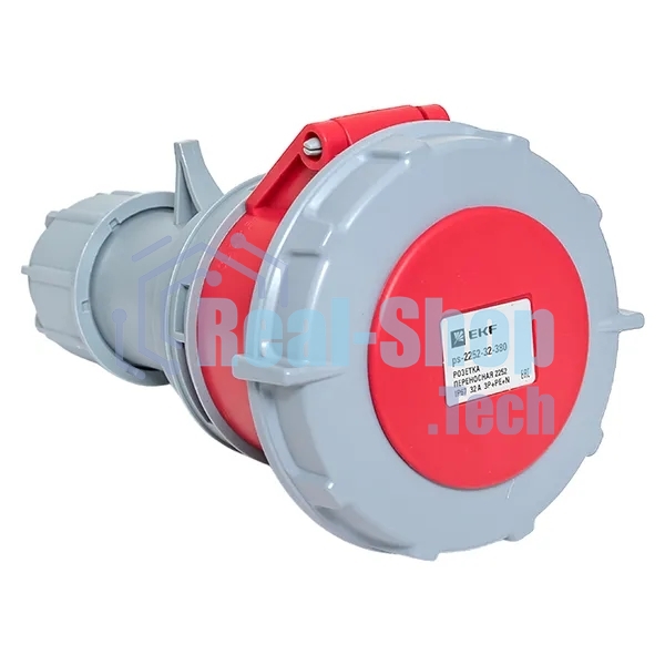 Розетка переносная EKF 2252 ps-2252-32-380 PROxima 3Р+РЕ+N 32А 380В IP67