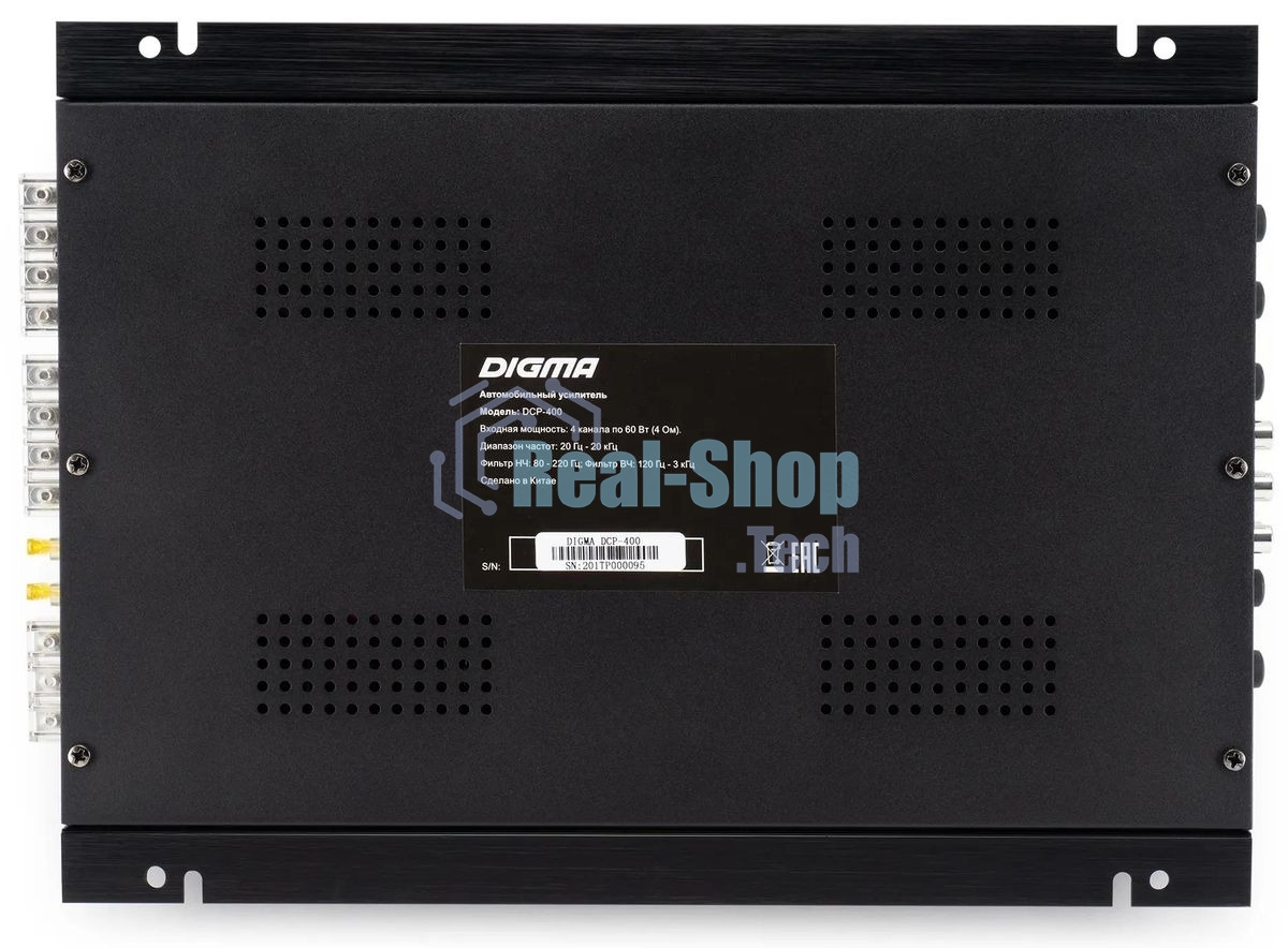 Усилитель автомобильный Digma DCP-400 четырехканальный