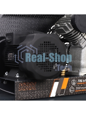 Компрессор поршневой PATRIOT KRX 700 L200 D ременной, масляный, 700 л/мин, 200 л, 10 бар, 4 кВт, 400 В