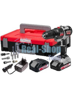 Дрель-шуруповерт аккумуляторная Интерскол ДА-10/18В аккум. патрон:быстрозажимной (кейс в комплекте) (755.2.1.47)