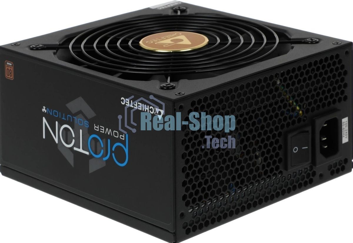 Блок питания Chieftec BDF-1000C, 1000Вт, 80 PLUS Bronze, 140мм, модульный, черный
