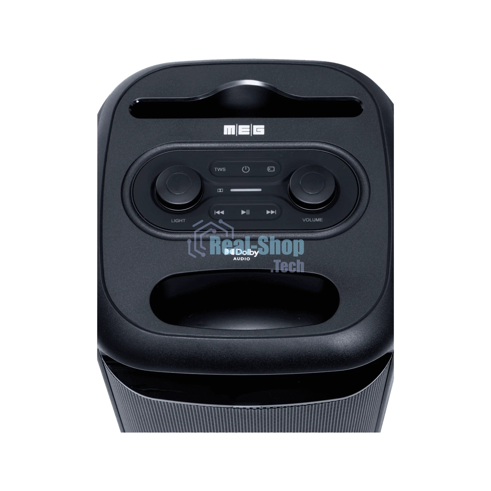 Портативная колонка MEG SPA101BL, 100Вт, Bluetooth 5.3, время работы до 9,5ч, Dolby Audio, черная