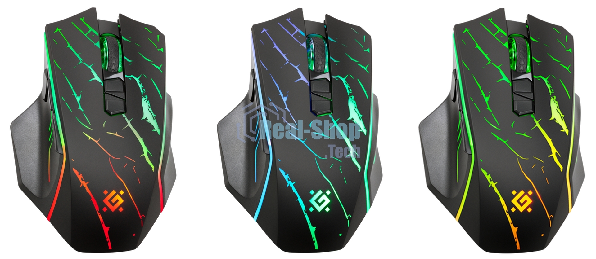 Мышь беспроводная Defender Uran GM-503 черный, 3200 dpi, радиоканал, USB, кнопки - 8