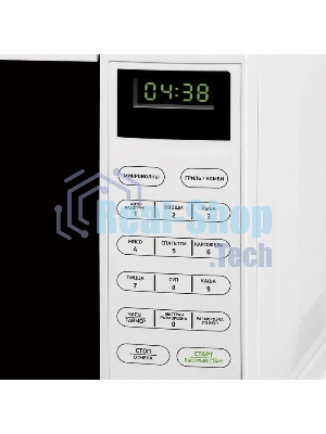 Микроволновая печь BBK 20MWG-735S/W белый, 20 л, 700 Вт, переключатели - сенсор