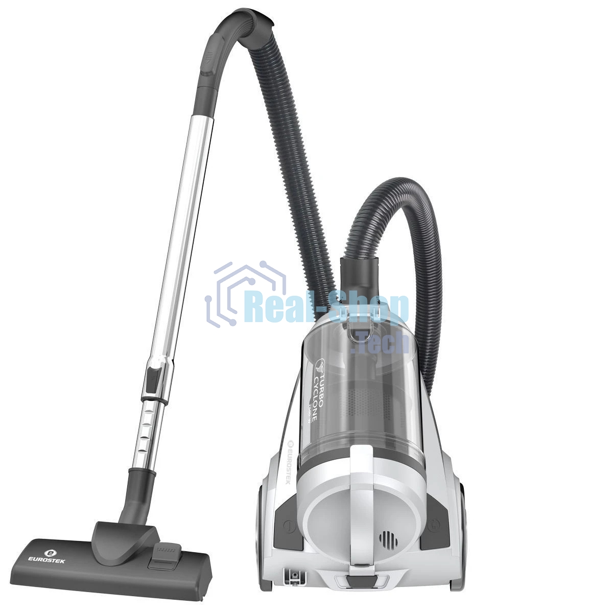 Пылесос Eurostek EVC-3009 белый, 420/2800 Вт, уборка сухая, пылесборник контейнер 3 л