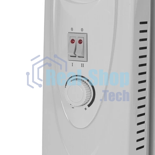 Обогреватель масляный Blackton Bt OH1111 (9 секций), белый, 2000 Вт, 20 м2, механический термостат