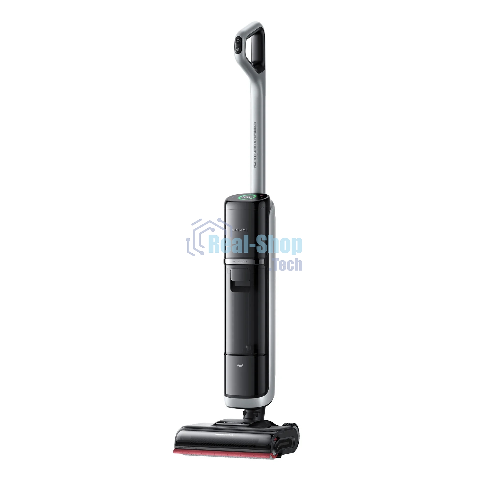 Пылесос вертикальный моющий Dreame Wet& Dry Cordless Vacuum Cleaner H15 Pro Heat черный, питание от аккумулятора, 400 Вт, уборка влажная/сухая, пылесборник 0.7 л