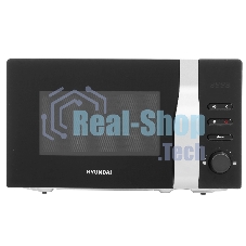 Микроволновая печь Hyundai HYM-M2061 черный, 20 л, 700 Вт, переключатели - кнопки, поворотный механизм