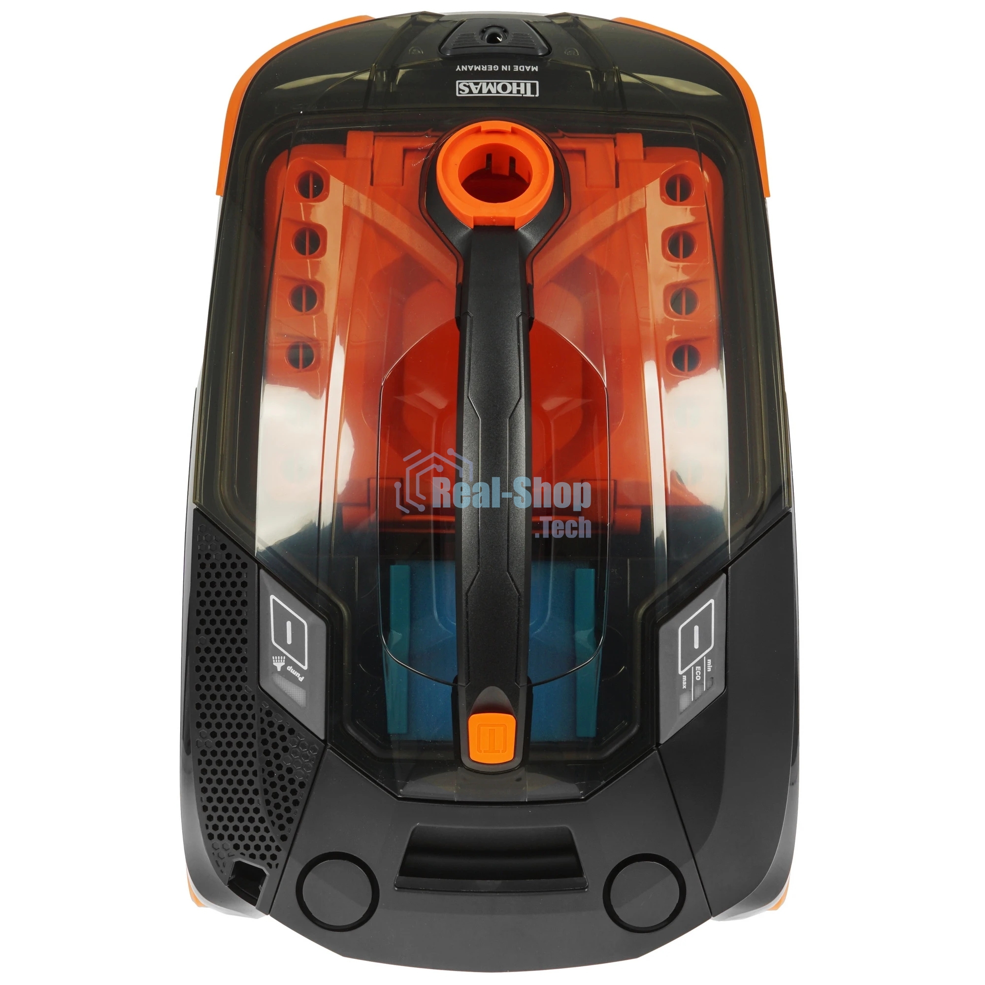 Моющий пылесос Thomas DryBOX AMFIBIA PET черный/оранжевый, 325/1700Вт, уборка влажная/сухая, пылесборник контейнер 2 л
