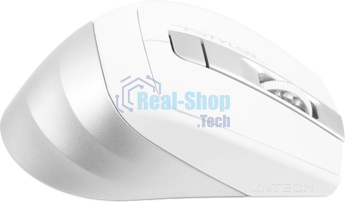 Мышь беспроводная A4Tech Fstyler FB35 белый/серый, 2000 dpi, радиоканал, Bluetooth, USB, кнопки - 6