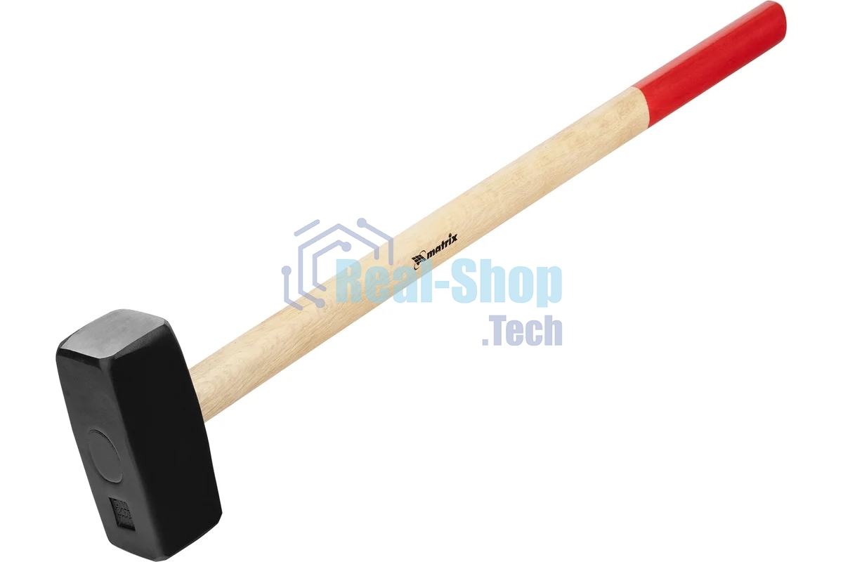 Кувалда Matrix 11037 7000 г, кованая головка, деревянная рукоятка 900 мм