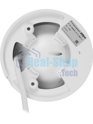 Камера видеонаблюдения Dahua DH-IPC-HDW3449HP-AS-PV-0280B-S5, IP, 4 Мп, 2.8-2.8 мм, белый/черный