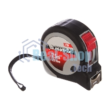 Рулетка Matrix Continuous fixation, 7,5 м х 25 мм, обрезиненный корпус, плавная фиксация