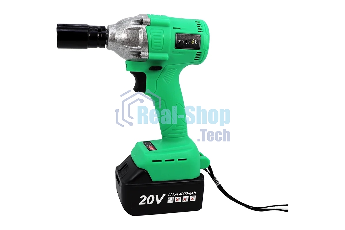Гайковерт Zitrek Crusher 20-Li аккум. патрон:квад.1/2