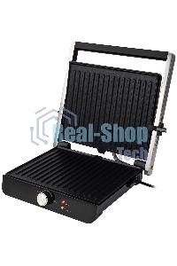 Гриль электрический Hyundai HYG-1043 1800Вт черный/черный