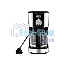Кофеварка капельная BRAYER BR1122 черный, исп. кофе - молотый, 1.5 л, 900 Вт