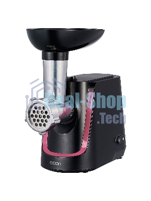 Мясорубка электрическая ECON ECO-1062MG 2000 Вт, 2,2 Кг/мин, реверс, черный с красным