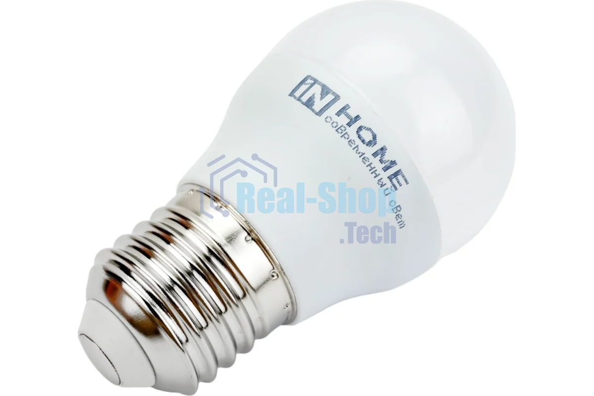 Лампа светодиодная IN HOME 4690612020600 LED-ШАР-VC 11 Вт 230В E27 3000К 1050 лм