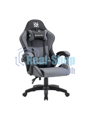 Кресло игровое Defender STRIDER черный/серый, PU