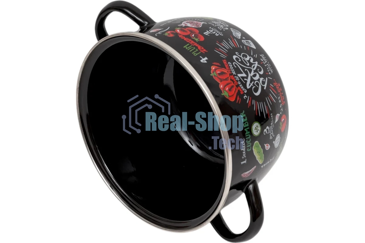 Кастрюля Appetite 1RC161M Gazpacho сферическая эмалированная 2 л