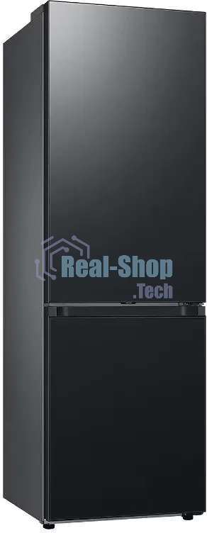 Холодильник Samsung RB34C7B5EB1/EF черный мат. двухкамерный 230/114л морозилка снизу, No Frost
