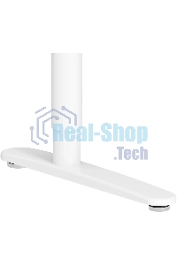 Стол компьютерный Cactus CS-EGD-WT-LED столешница закаленное стекло, белый каркас белый