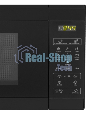 Микроволновая печь Sharp R-2800RK черный, 20 л, 800 Вт, переключатели - сенсор