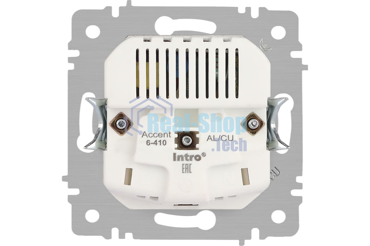 Розетка Intro Accent 6-410-05 P+E Schuko со шторками 16А-250В + 2хUSB IP20 СУ антрацит Б0063698
