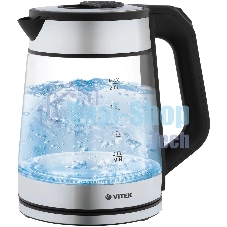 Чайник электрический Vitek VT-1176 черный 2200W 1.7л