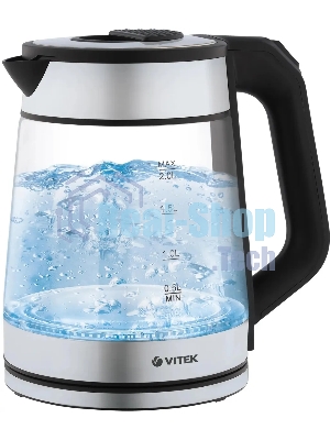 Чайник электрический Vitek VT-1176 черный 2200W 1.7л