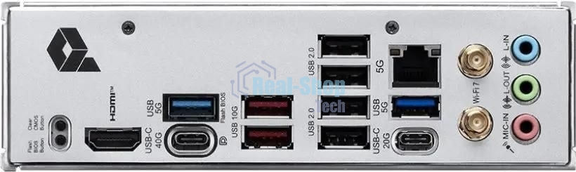 Материнская плата MSI PRO X870E-P WIFI, AM5, AMD X870E, 4xDDR5, 4xSATA, 3xM.2, 1xPCIe 5.0 x16, 1xPCIe 4.0 x4, 1xPCIe 3.0 x1, 1xHDMI, 1x5Gb LAN, Wi-Fi 7, Bluetooth 5.4, 1xUSB-C 20Gbps, 1xThunderbolt 4, 2xUSB-A 10Gbps, 2xUSB-A 5Gbps, 4xUSB-A 2.0, 3x3.5 мм, 